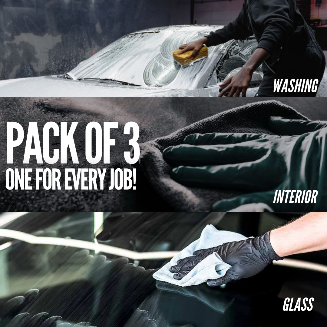 3-in-1 350GSM Microfiber Pack | 40x40