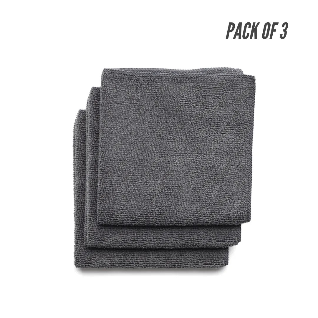 Microfiber Towel (Pack of 3, 40x40 cm)