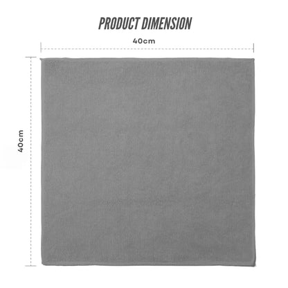 Microfiber Towel (Pack of 3, 40x40 cm)